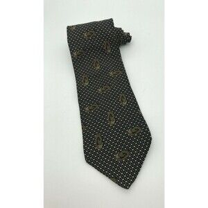 Kriziauomo Luxury Designer Abstract Browns Long Necktie - 100% Silk Tie 56 inch